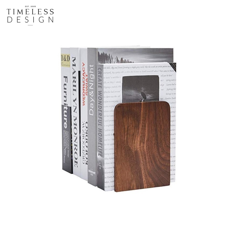 Alura Walnut Bookend