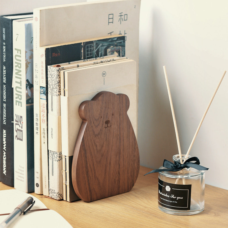 Bear Walnut Bookend (1pc)