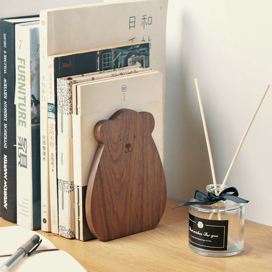 Bear Walnut Bookend (1pc)