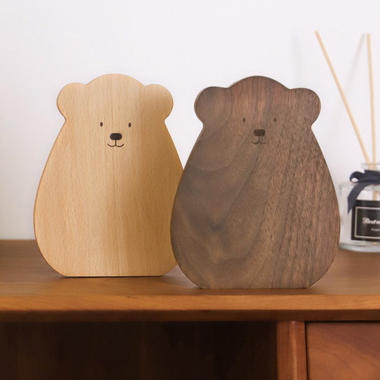 Bear Walnut Bookend (1pc)