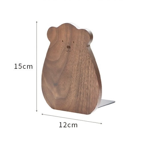 Bear Walnut Bookend (1pc)