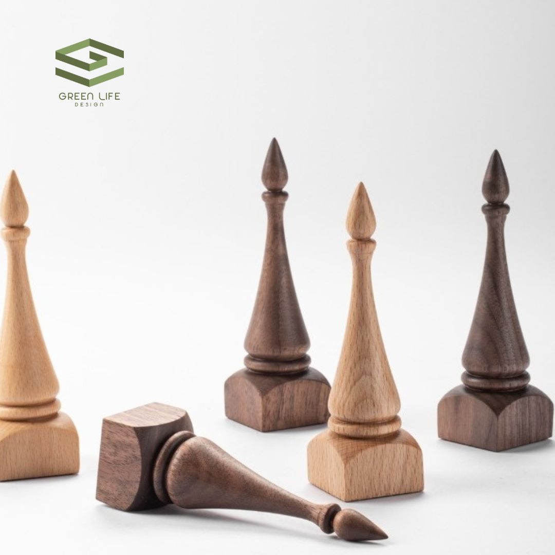 Chess Wooden Vintage Ring Holder