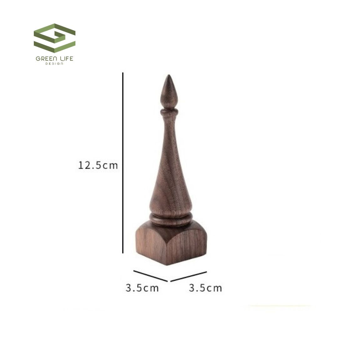 Chess Wooden Vintage Ring Holder