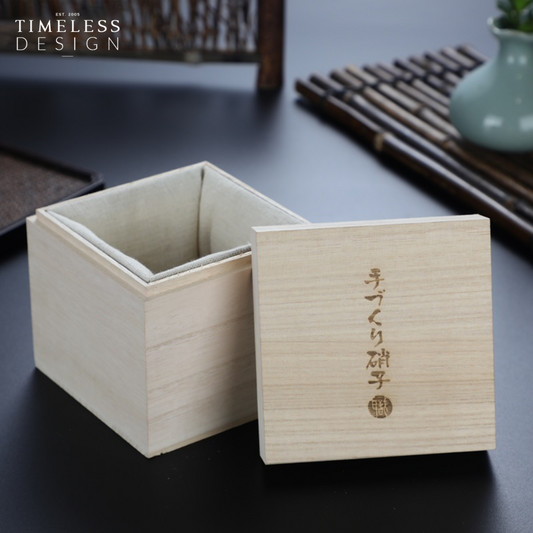 Hiroto Wooden Drinking Glass Storage Box