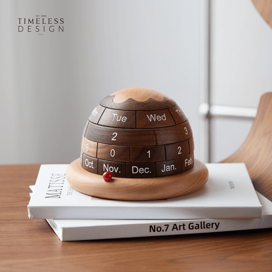 Jaxon Wooden Rotating Calendar