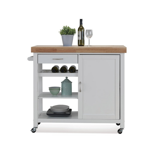 Divino Kitchen Cart (Thick Top) - Timeless Design