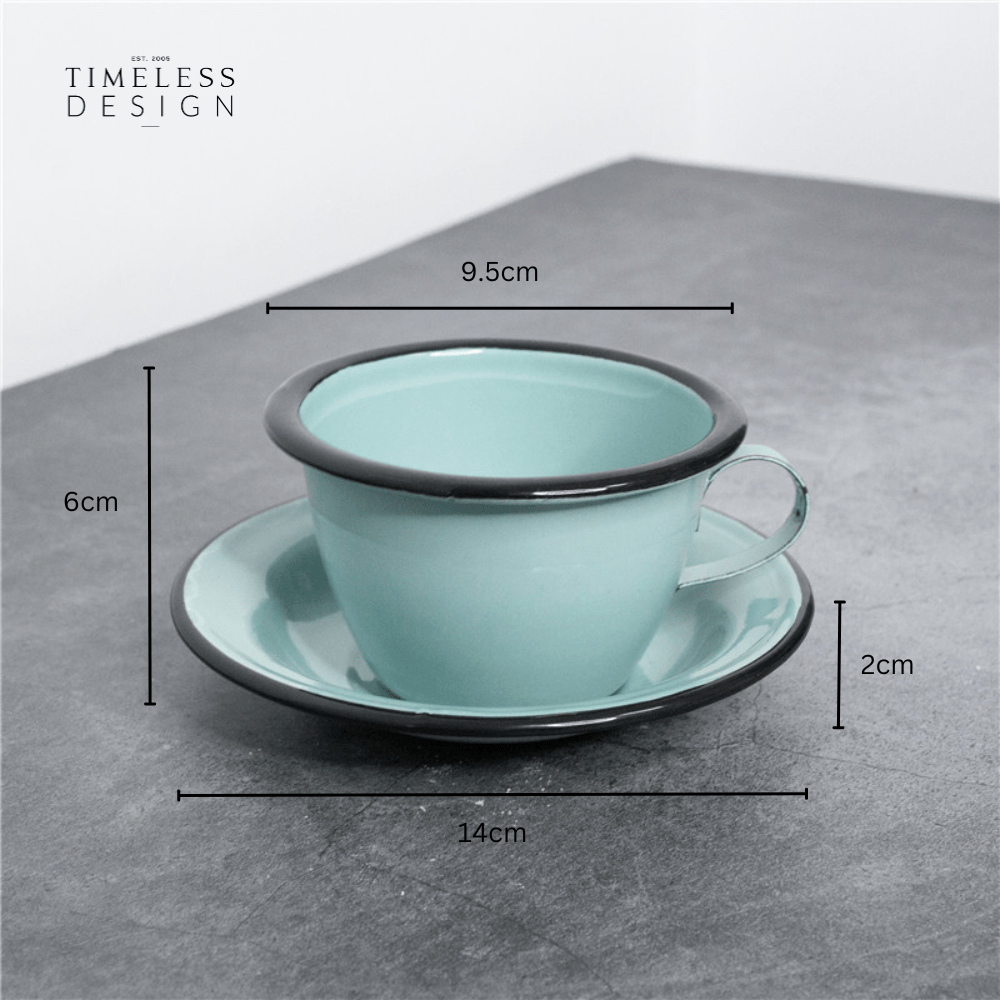 Naarden Enamel Tea Cup