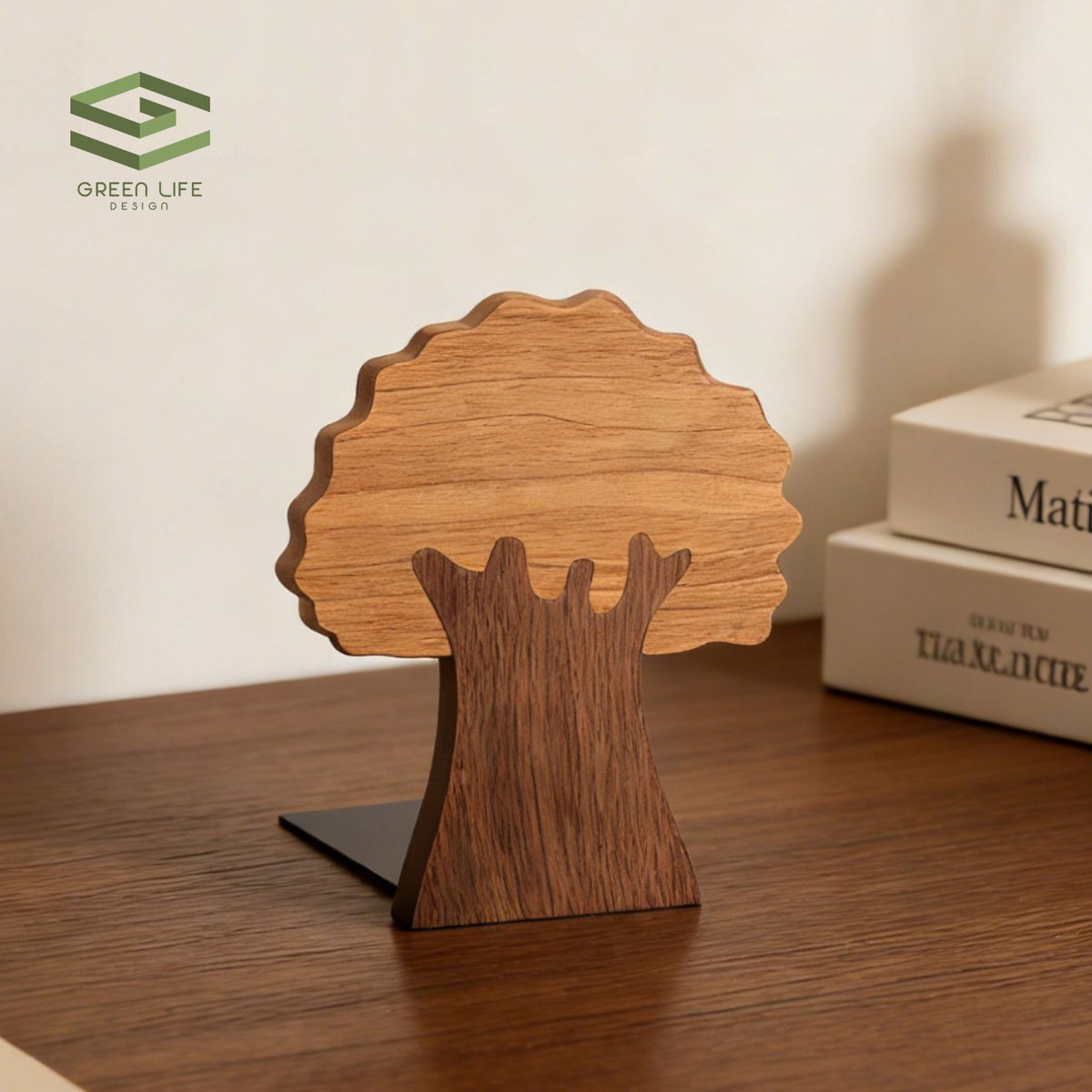 Tree Walnut Bookend