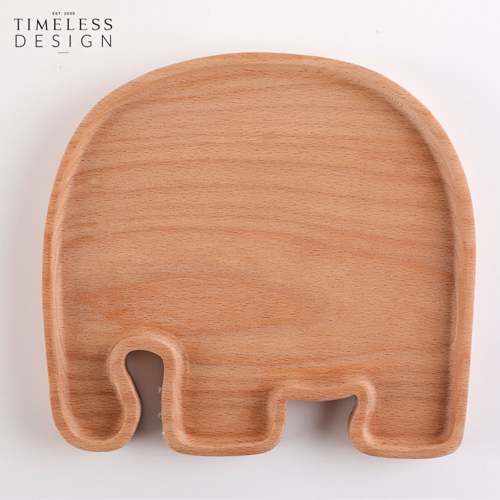 Eiko Children Wooden Food Plate