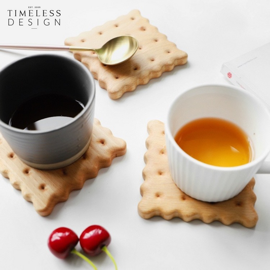Biscuit Wood Coaster